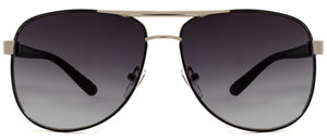 Columbus Circle - Sunglasses NYS Collection Eyewear Silver/Smoke