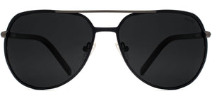 E. Village Polarized - Sunglasses NYS Collection Eyewear Black/Black
