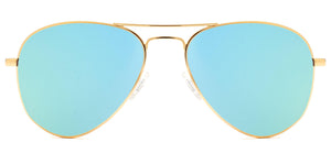 Four20 Elite Polarized - Sunglasses NYS Collection Eyewear Gold/Ice Blue