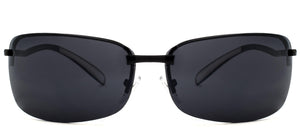 Franklin Square - Sunglasses NYS Collection Eyewear Black/Black