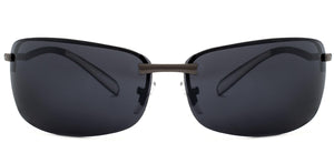 Franklin Square - Sunglasses NYS Collection Eyewear Gunmetal/Black