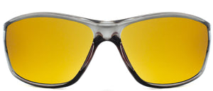 Granite Street - Sunglasses NYS Collection Eyewear Clear/Fire Red