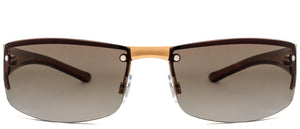 King Street - Sunglasses NYS Collection Eyewear Grey/Brown