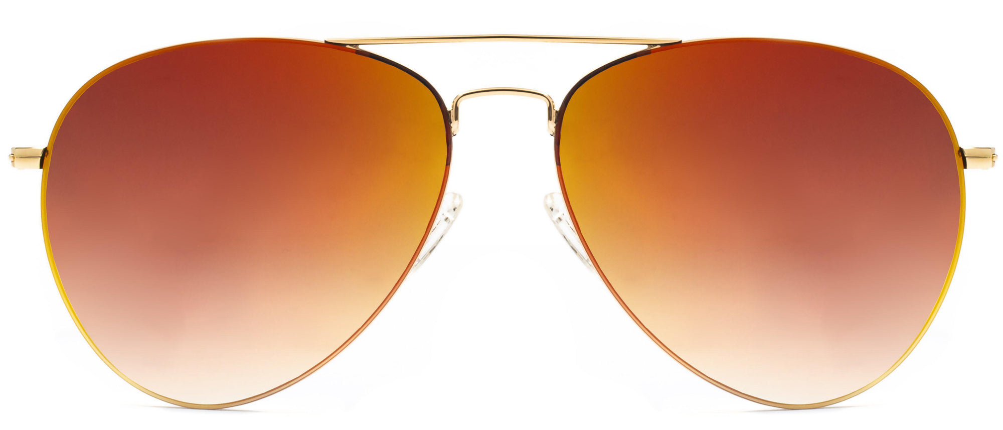Northbridge Elite - Sunglasses NYS Collection Eyewear Gold/Red Mirrored