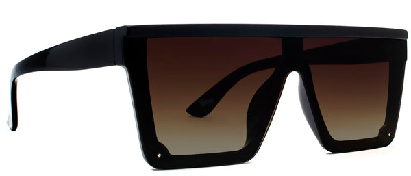 Pink Flat Top Shield Sunglasses- Order Wholesale