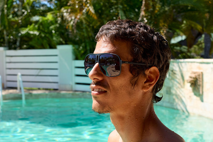 Hess Elite Polarized - Sunglasses NYS Collection Eyewear Black/Smoke