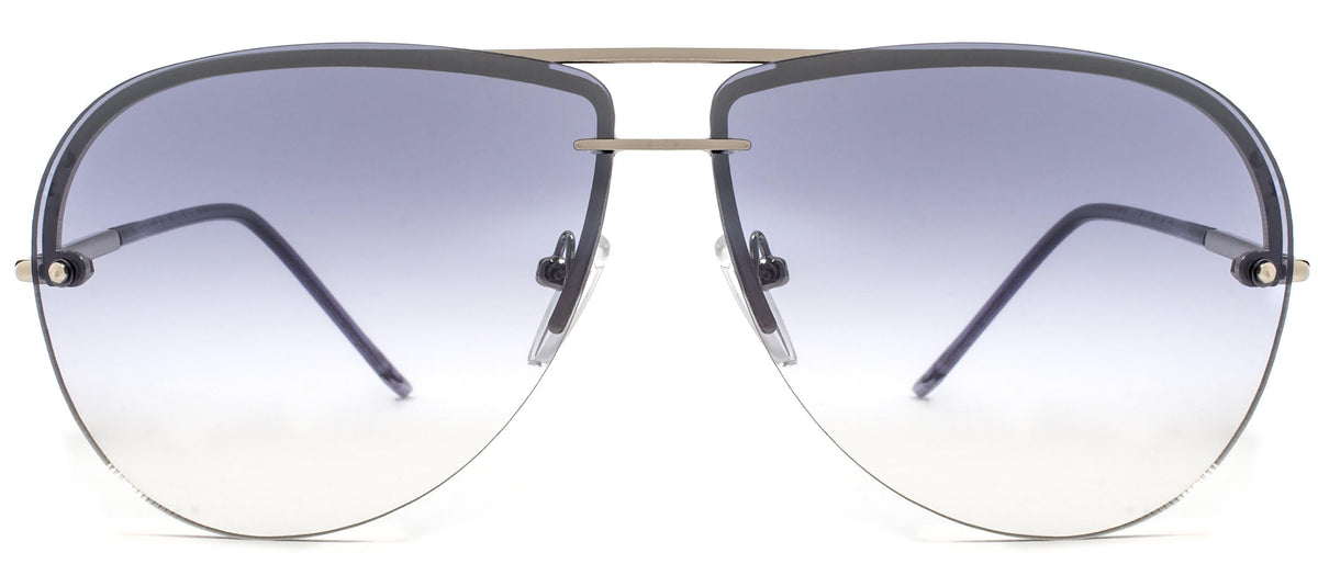 Barrow Street - Sunglasses NYS Collection Eyewear Silver/Blue