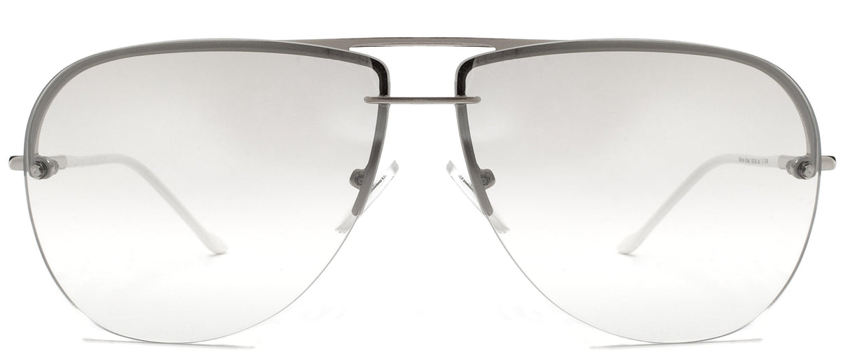 Barrow Street - Sunglasses NYS Collection Eyewear Silver/Clear