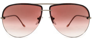 Barrow Street - Sunglasses NYS Collection Eyewear Silver/Rose