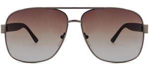 Belmont Avenue - Sunglasses NYS Collection Eyewear Gunmetal/Brown
