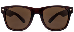 Bleecker Polarized - Sunglasses NYS Collection Eyewear Brown/Brown