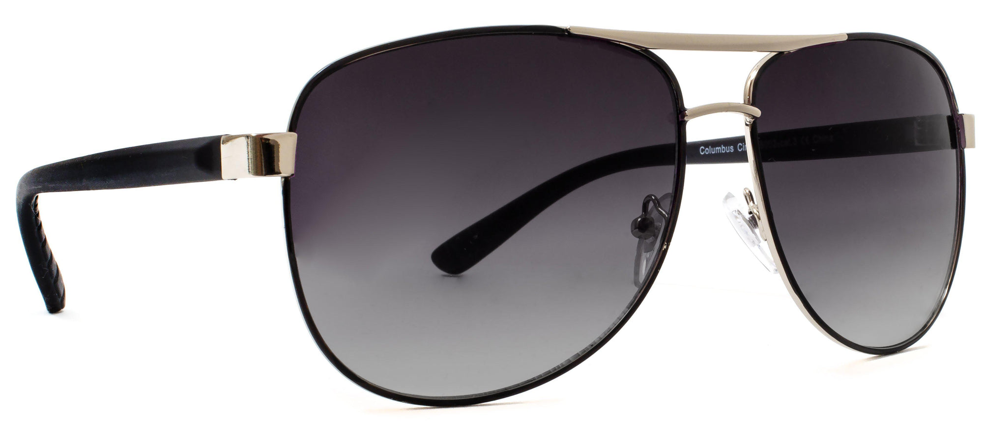 Columbus Circle - Sunglasses NYS Collection Eyewear Silver/Smoke