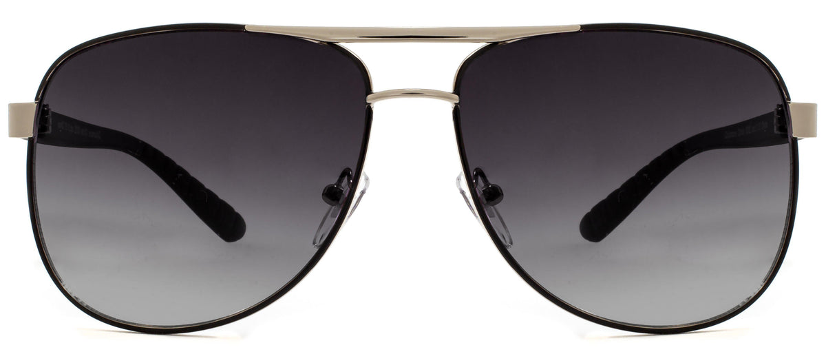 Columbus Circle - Sunglasses NYS Collection Eyewear Silver/Smoke