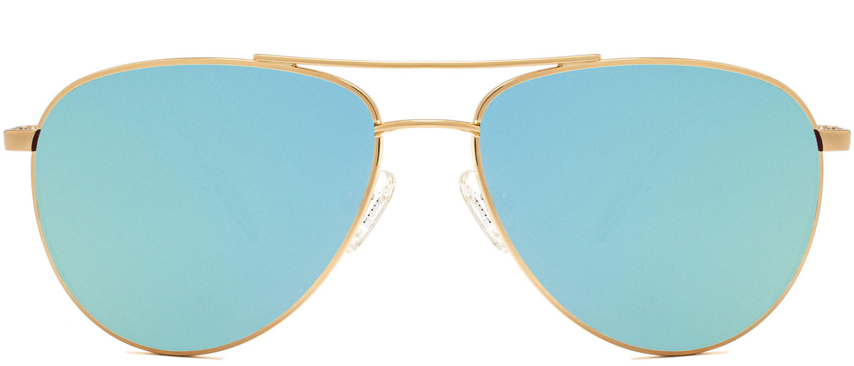 Copley Polarized - Sunglasses NYS Collection Eyewear Gold/Ice Blue