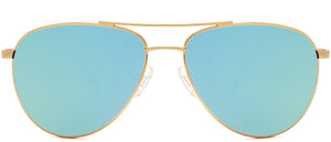 Copley Polarized - Sunglasses NYS Collection Eyewear Gold/Ice Blue
