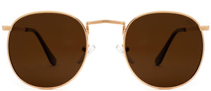 Elton Street - Sunglasses NYS Collection Eyewear Gold/Brown