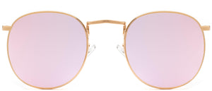 Elton Street Polarized - Sunglasses NYS Collection Eyewear Gold/Pink