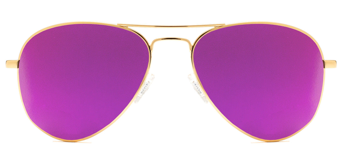 Four20 Elite Polarized - Sunglasses NYS Collection Eyewear Gold/Purple