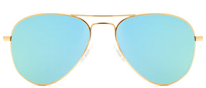Four20 Elite Polarized - Sunglasses NYS Collection Eyewear Gold/Ice Blue