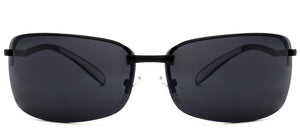 Franklin Square - Sunglasses NYS Collection Eyewear Black/Black