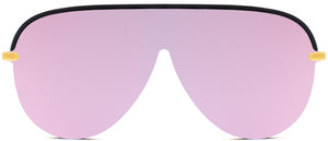 Jacobus Street - Sunglasses NYS Collection Eyewear Gold/Pink Mirrored