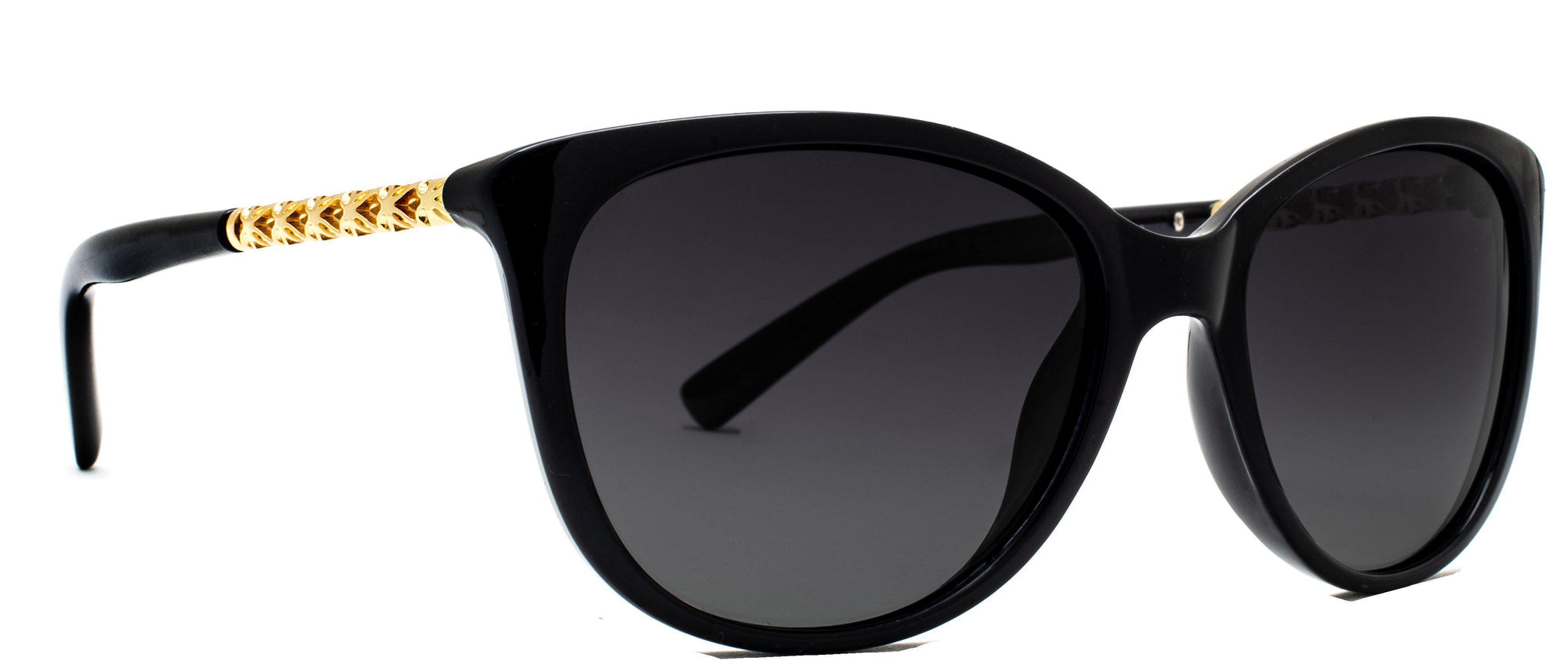 Jewel Polarized - Sunglasses NYS Collection Eyewear Black/Black
