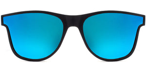 Keap Street - Sunglasses NYS Collection Eyewear Black/Ice Blue