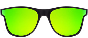 Keap Street - Sunglasses NYS Collection Eyewear Black/Neon Green