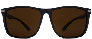 Miller Pl. Polarized - Sunglasses NYS Collection Eyewear Black/Brown