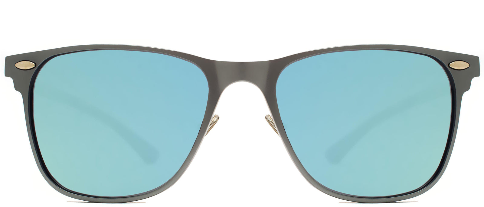 Nelson Elite Polarized - Sunglasses NYS Collection Eyewear Gunmetal/Ice Blue