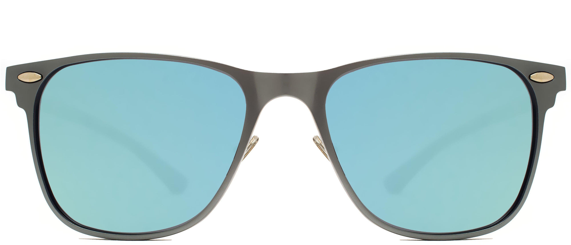 Nelson Elite Polarized - Sunglasses NYS Collection Eyewear Gunmetal/Ice Blue