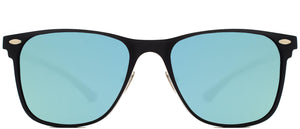 Nelson Elite Polarized - Sunglasses NYS Collection Eyewear Black/Ice Blue