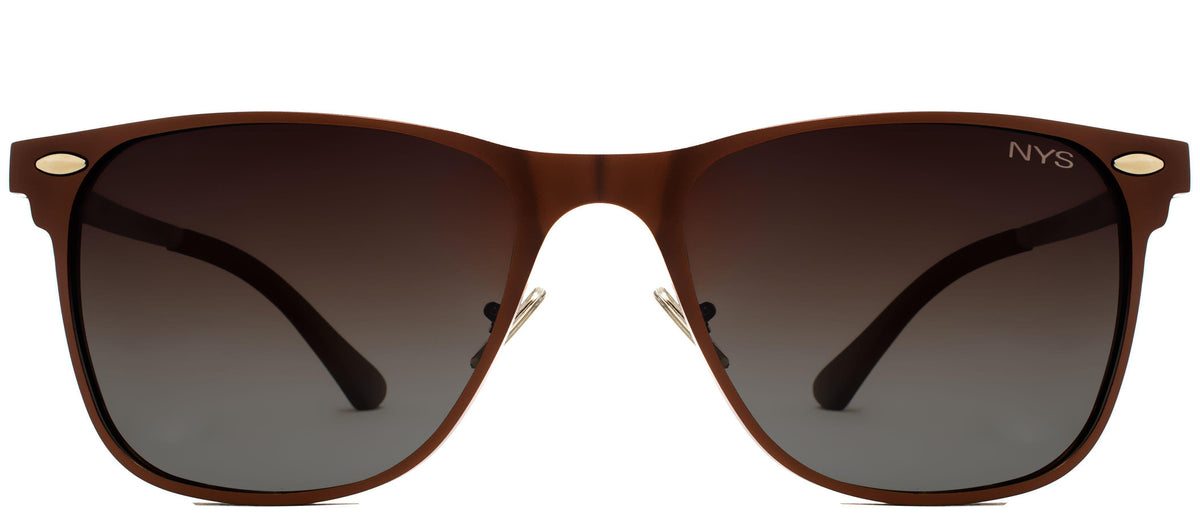 Nelson Elite Polarized - Sunglasses NYS Collection Eyewear Brown/Brown