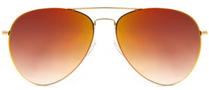 Northbridge Elite - Sunglasses NYS Collection Eyewear Gold/Red Mirrored