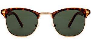 Park Row - Sunglasses NYS Collection Eyewear Tortoise/Green