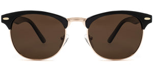 Park Row Polarized - Sunglasses NYS Collection Eyewear Black/Brown