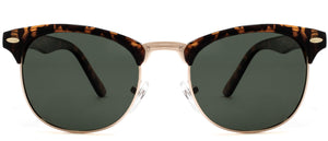 Park Row Polarized - Sunglasses NYS Collection Eyewear Tortoise/Green