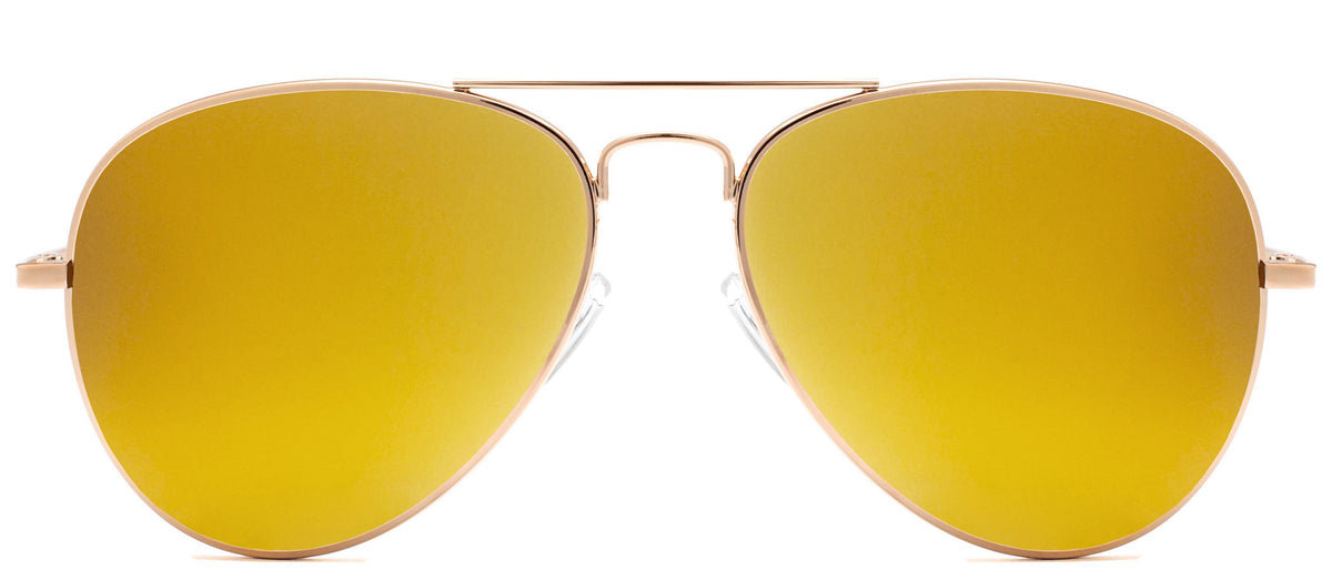 Sullivan Street - Sunglasses NYS Collection Eyewear Gold/Fire Red
