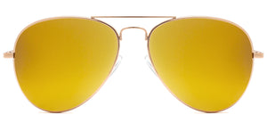 Sullivan Street - Sunglasses NYS Collection Eyewear Gold/Fire Red